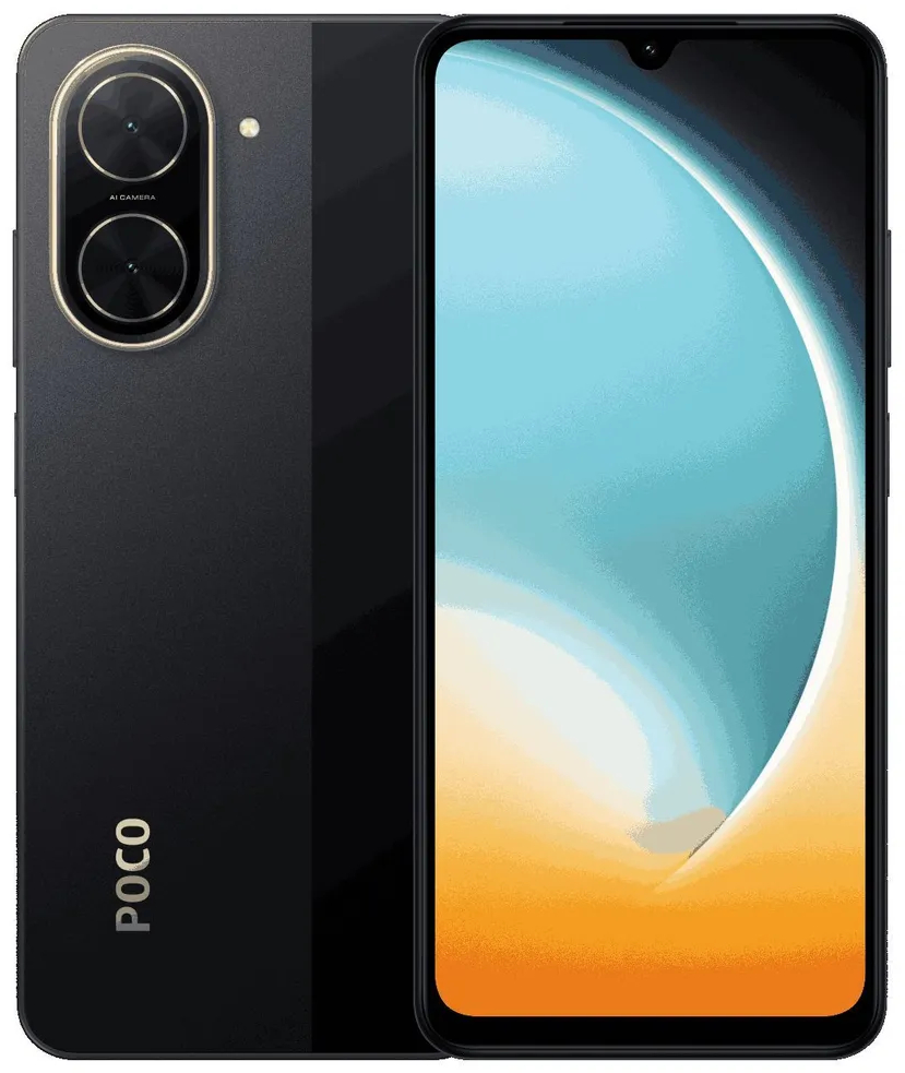 Смартфон POCO C71 4/128 ГБ черный