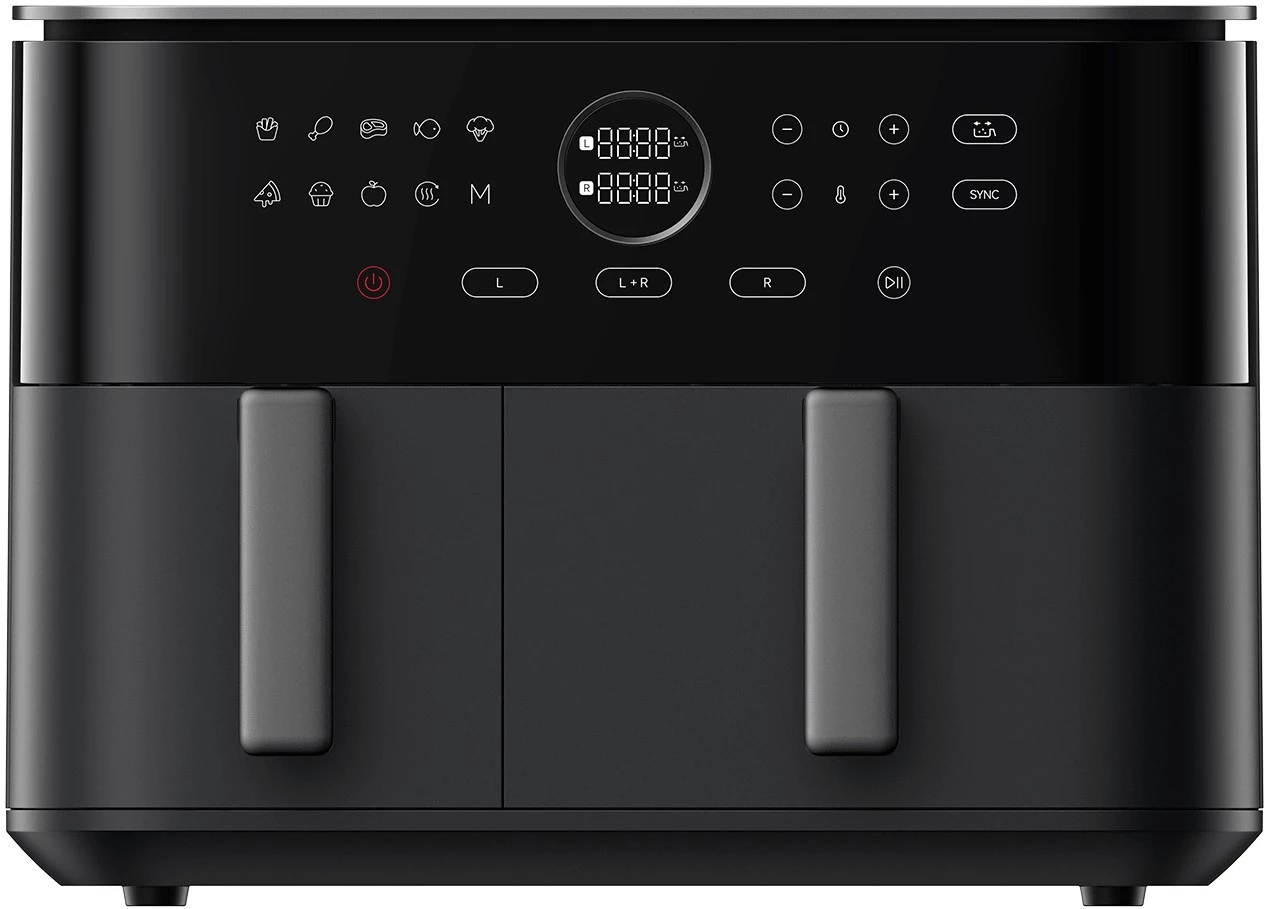 Аэрогриль Xiaomi Dual Zone Air Fryer 10л черный BHR07SGEU
